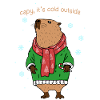 Capybara Winter