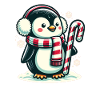 Penguin Christmas Animals Cute Penguins