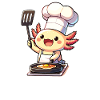 Petit-déjeuner Frite Axolotl Cook
