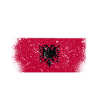 Drapeau albanais Aigle albanais Shqiponja