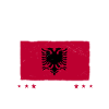 Drapeau albanais Aigle albanais Shqiponja