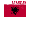 Drapeau albanais Aigle albanais Shqiponja