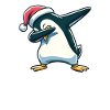 Dabbing Noël Pingouin Dab Noël