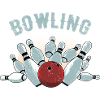 Bowling Strike Sketch