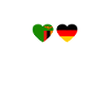 Zambie Allemagne Heartbeat Flag Zambie