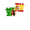 Zambia Spain Flag Spanish Zambian