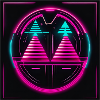 Neon Christmas in Pink & Turquoise