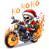 Evil Skeleton Santa