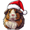 Guinea pig Christmas