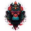 mera street art monkey seven