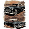 Voitures de collection 1950