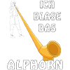 ICH BLASE DAS ALPHORN
