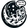 Vache sur la lune