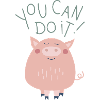 Illustration "You can do it!"