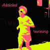 Jogger, man addicted to running