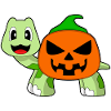 Turtle Halloween Pumpkin