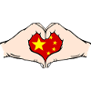 China Heart Shape with Hands