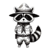 Pfadfinder Waschbär