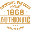 Authentic 1968 Original 1968 Birthday Gift