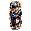 Fire department cat