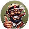 Cigar, thumbs up
