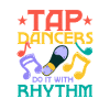 Tapdansere gjør det med rytme Tapdansende Tapdans
