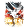 German eagle with Germany flag