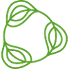 abstract cosmetics eco nature logo