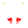 Héros Super Papou Thème Empowerment