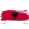 Drapeau albanais Aigle albanais Shqiponja