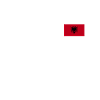 Drapeau albanais Aigle albanais Shqiponja