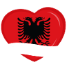 Drapeau albanais Aigle albanais Shqiponja