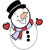 Snowman Winter Snow Cold
