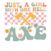 Groovy Axtwerfendes Mädchen