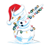 Snowman Dabbing Snowman Dab Snowmen