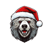 Bear Portrait Christmas