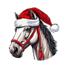 Noël tête de cheval Noël
