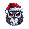 Owl Head Christmas Xmas