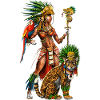 Aztec Jaguar Warrior Woman