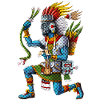 Ancient Aztec God Tlaloc