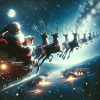 Weihnachtlicher Nikolausdruck - Geschenkidee