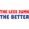 THE LESS JUNK THE BETTER
