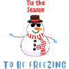 Christmas Snowman Winter Design