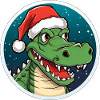 Crocodiles Christmas