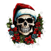 christmas skull