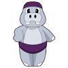 Hippopotamus Bonnet de bain