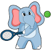 Elephant Tennis Racket