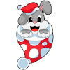 Chaussette de Noël Lapin