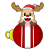 Reindeer Christmas Christmas Bell