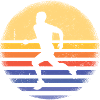 Sport Retro Sunset Running